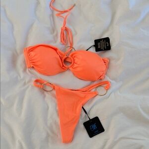 Honey Birdette thong bikini size L top S bottom brand new